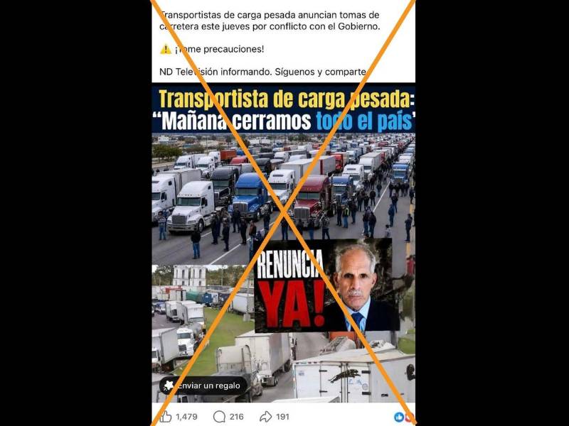 Captura de pantalla a una publicación de Facebook hecha el 9 de julio de 2026.