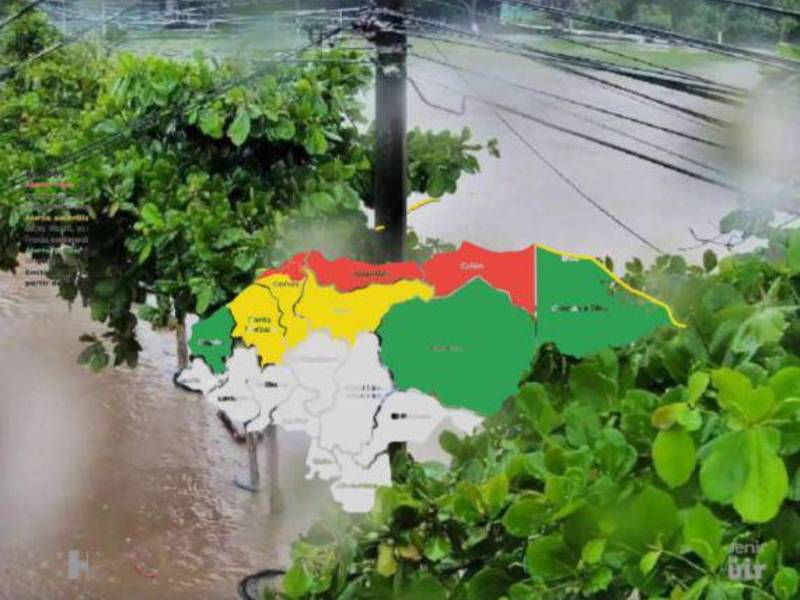 También se esperan lluvias y lloviznas en las zonas central, occidental y oriental, acompañadas de un descenso en la temperatura ambiente y vientos racheados en la mayor parte del país, según el reporte.