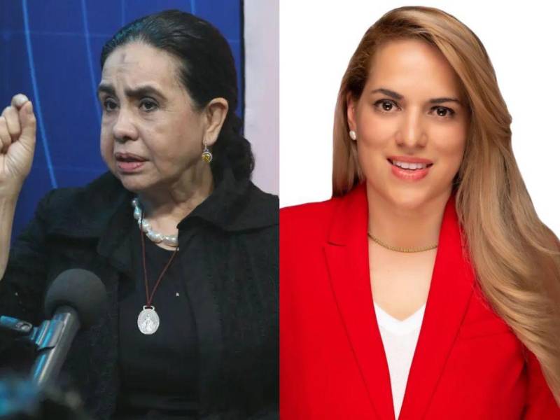 Luz Ernestina Mejía y Milagros González son candidatas a diputadas por el Partido Liberal en Francisco Morazán.