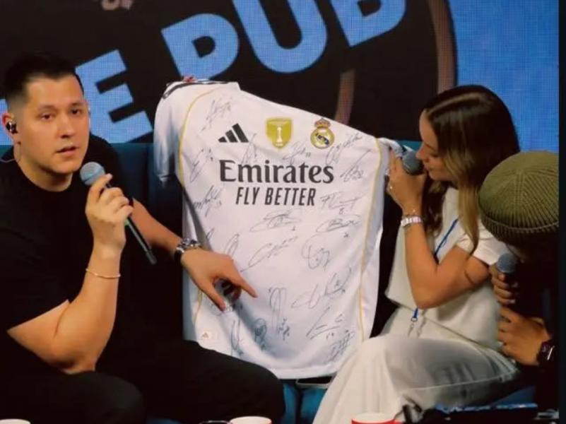 Linda influencer hondureña se codea con jugadores del Real Madrid: ¿Quién es ella?