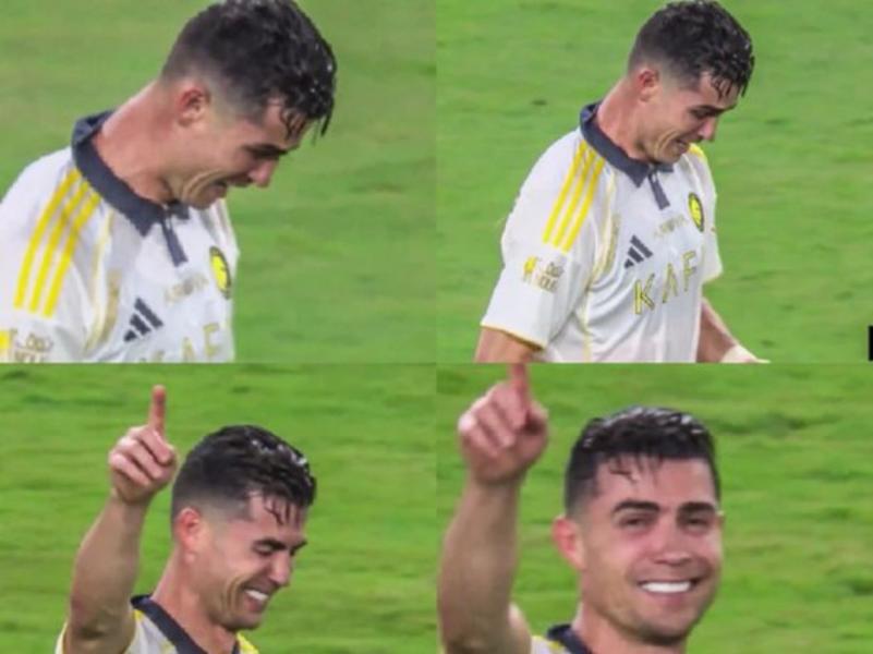 Rompió en llanto: Así fue la celebración de Cristiano Ronaldo tras ser campeón con Al Nassr