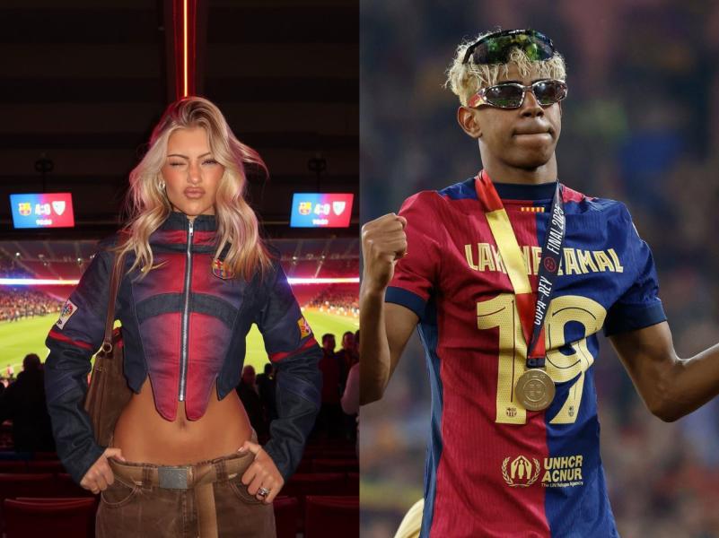 Lamine Yamal no pierde tiempo: La linda modelo que se robó el corazón del jugador del Barcelona