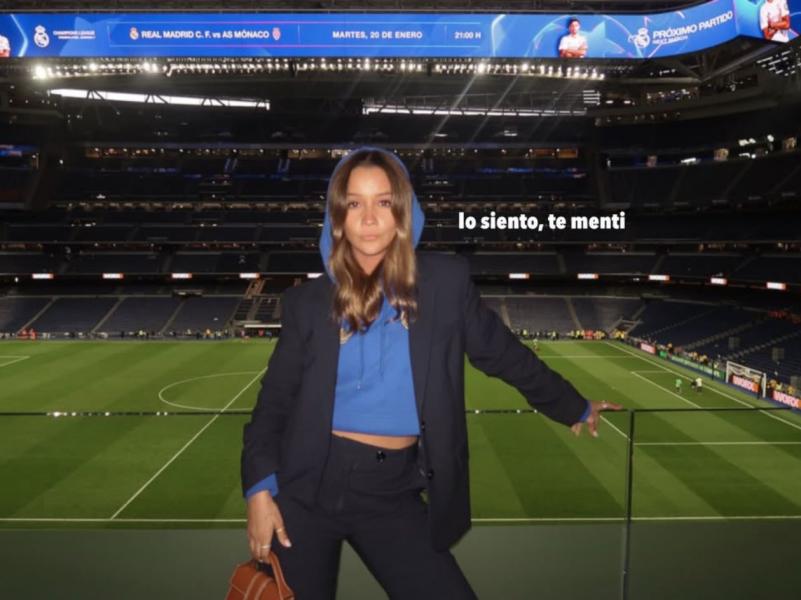 Linda influencer hondureña se codea con jugadores del Real Madrid: ¿Quién es ella?