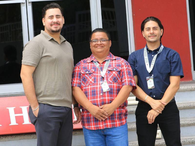 Fernando Mendoza, Alexis Aguilar y Fernando Olivera, miembros del Comité de Turismo.