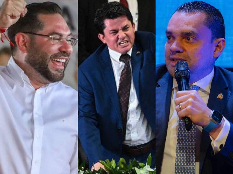 El diputado Fabricio Sandoval tuvo que ser corregido por Jorge Cálix y Tomás Zambrano.