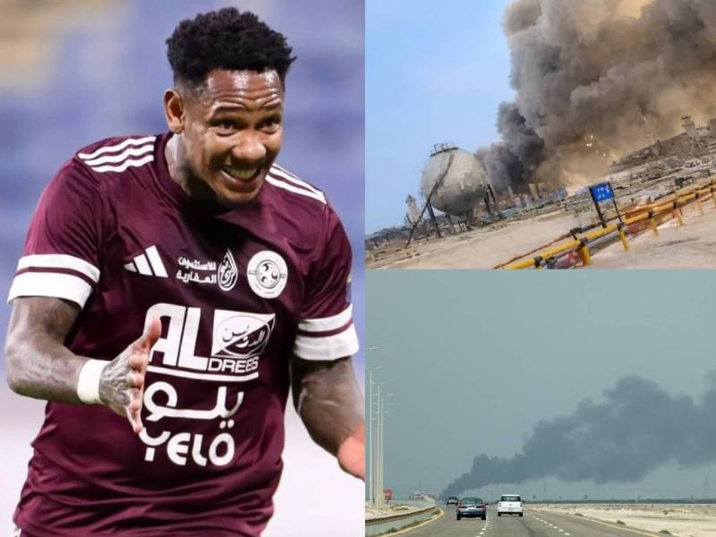 Seguidores del delantero hondureño Romell Quioto se han preguntado por su estado tras ataques de Irán a Arabia Saudita. Se revela su actualidad.