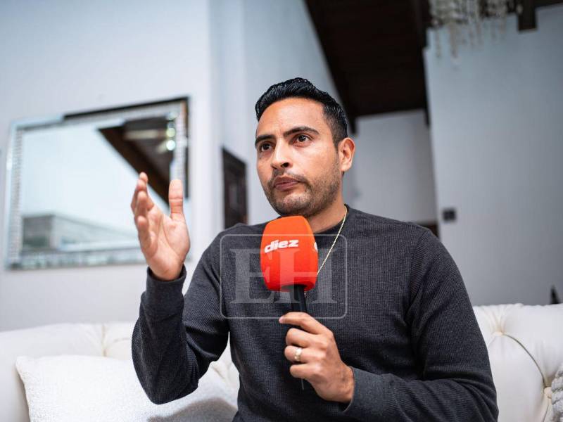 Said Martínez durante la entrevista.