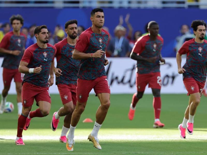 Imágenes del desarrollo del partido.