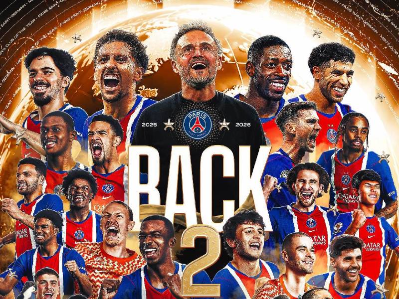 El lindo arte que posteó el equipo parisino en sus redes sociales.