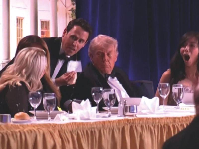 Violencia. El presidente de EE.UU., Donald Trump, que el sábado debió ser evacuado del salón donde participaba en una cena con corresponsales en Washington, dijo que el tirador que irrumpió la escena podría ser “un lobo solitario”.