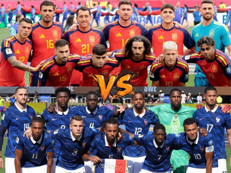 España vs Francia se enfrentarán por 39.ª vez entre amistosos y torneos oficiales, con un claro dominio de La Roja.