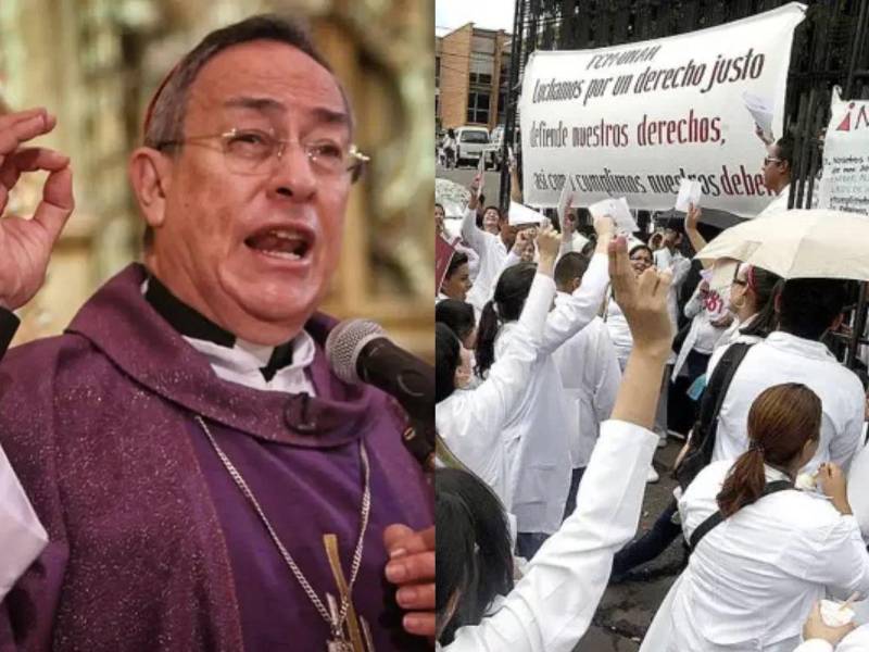 El religioso reconoció que los profesionales tienen derecho a reclamar sus salarios, pero sostuvo que las medidas de presión deben estar sujetas a la ética y a la ley.