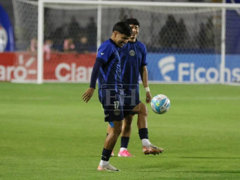 Imágenes del desarrollo del partido.