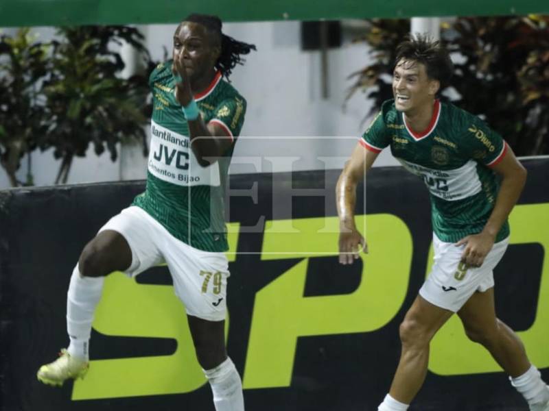 Rubilio Castillo anotó el gol con el que Marathón derrota al Olimpia en el Morazán.
