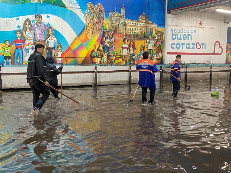 Al menos cinco puntos de la capital se han visto afectadas esta semana debido a las lluvias registradas.