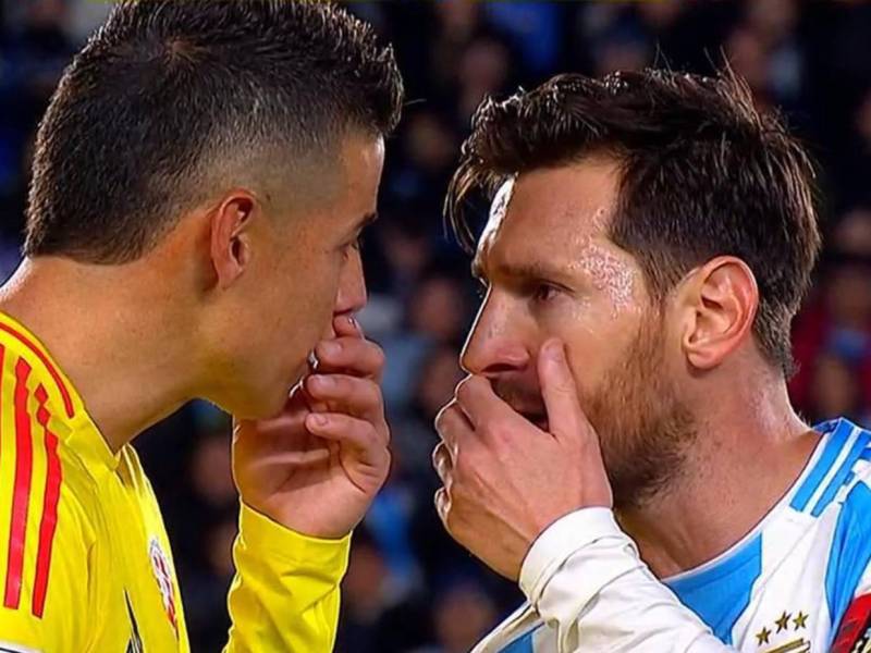 Lionel Messi y James Rodríguez se vieron envueltos en una tensa discusión durante el empate 1-1 entre Argentina y Colombia, en partido correspondiente a las eliminatorias sudamericanas rumbo al Mundial de 2026.