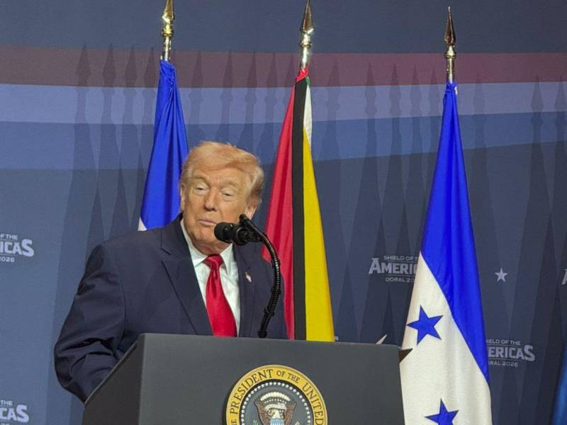 Trump aseguró que Estados Unidos no tolerará la falta de ley en el hemisferio.