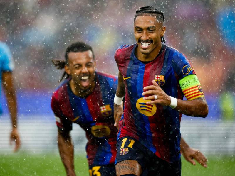 Rapnhia ha llegado a su séptimo gol en cinco juegos en este arranque de temporada con el Barca.