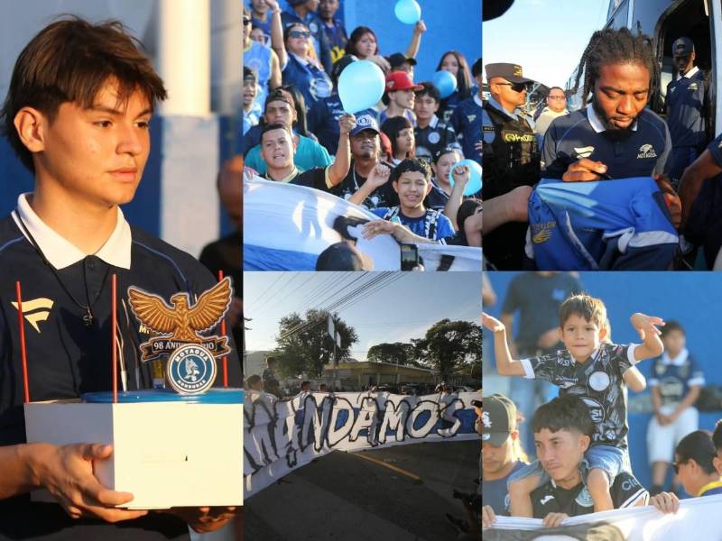 Motagua celebra este sábado sus 98 años de historia. El ambientazo que se vive en el estadio Nacional previo al juego ante Olancho FC.