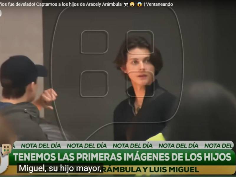 Así luce Miguel, el hijo de 19 años de Luis Miguel: primera imagen en TV
