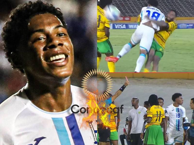 Honduras no se queda de brazos cruzados tras insólita expulsión a Dereck Moncada. Lo que pedirá la FFH a Concacaf en las próximas horas.