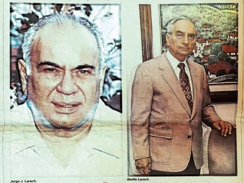 El empresario fue el segundo gerente general de Larach &amp; Cía.