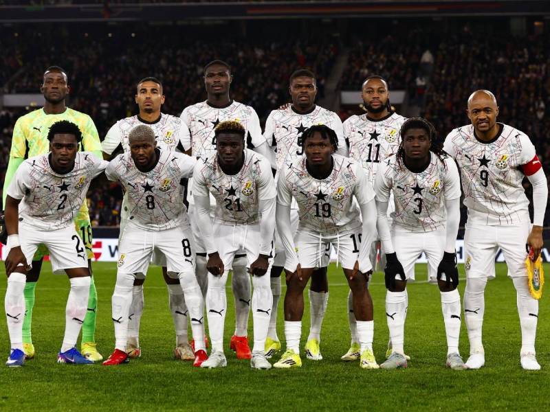 La selección de Ghana llega en desventaja al no tener una de sus figuras.
