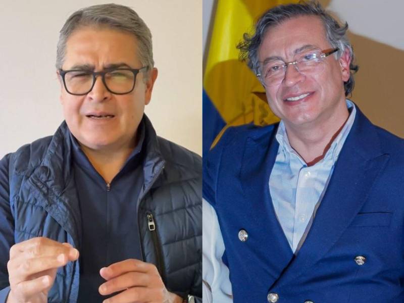 El expresidente Juan Orlando Hernández envió una respuesta al presidente Gustavo Petro.