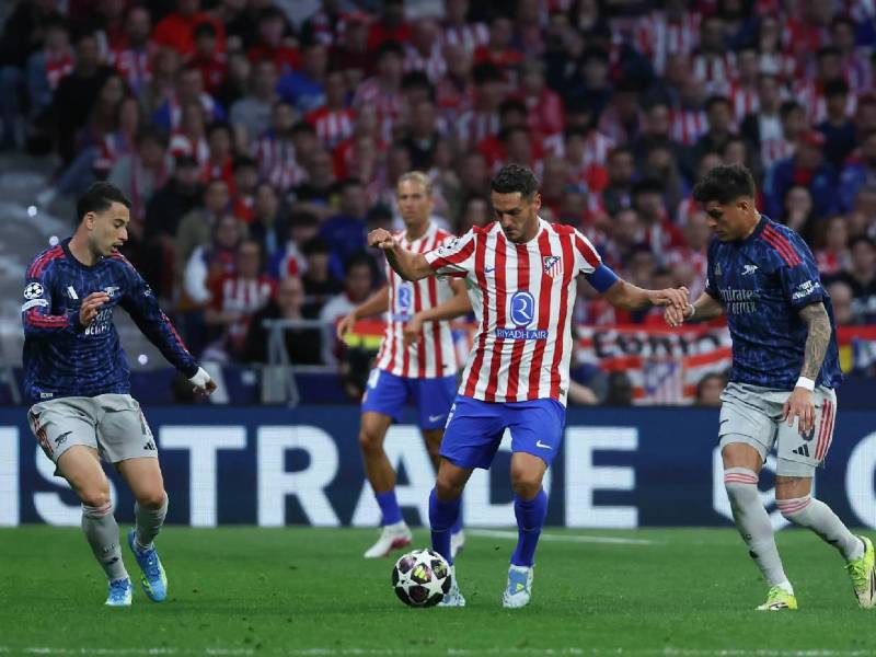 Imágenes del desarrollo del partido.