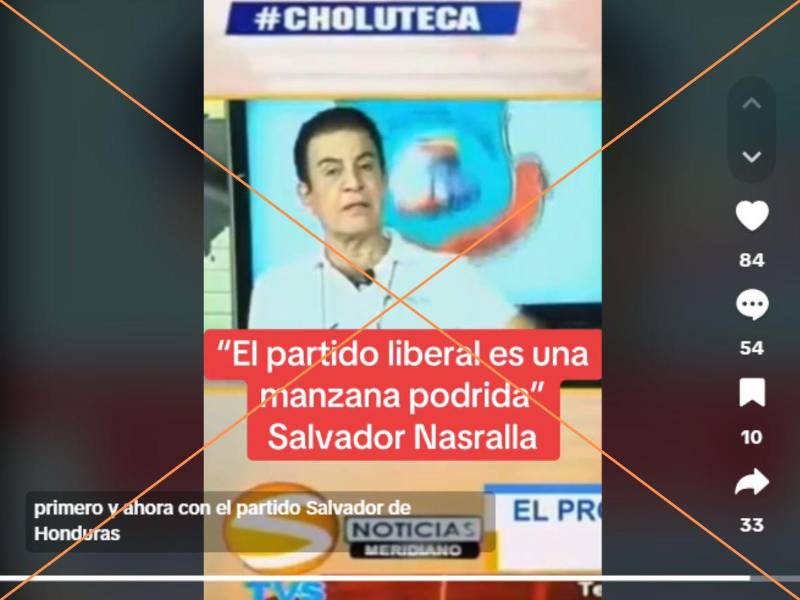 Captura de pantalla a una publicación de TikTok hecha el 24 de febrero de 2025.