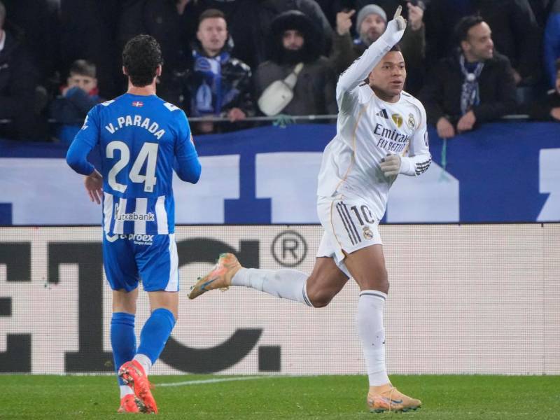 Kylian Mbappé llegó a su gol 16 en esta temporada con el Real Madrid en LaLiga.