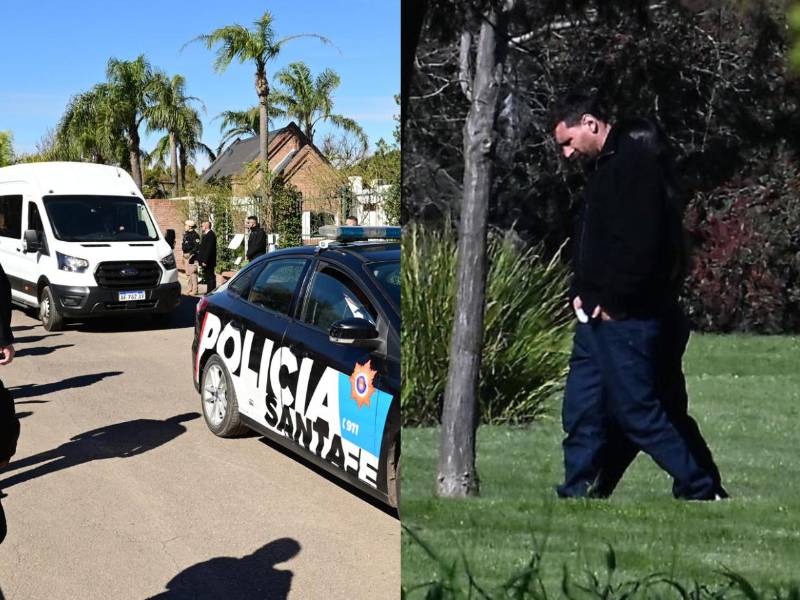 Lionel Messi y la familia dieron el último adiós a Jorge en una ceremonia íntima donde estuvieron rodeados de un operativo de seguridad