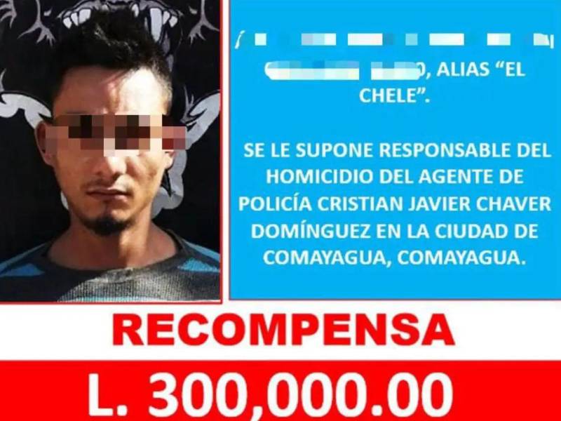 Las autoridades hondureñas ofrecían 300 mil lempiras por informaciónrelacionadas con El Chele.