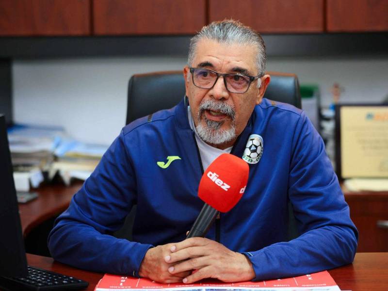 El presidente de la Federación de Fútbol de Nicaragua en charla con EL HERALDO.