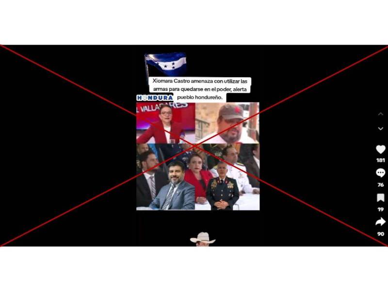 Captura de pantalla a una publicación de TikTok hecha el 27 de agosto de 2025.