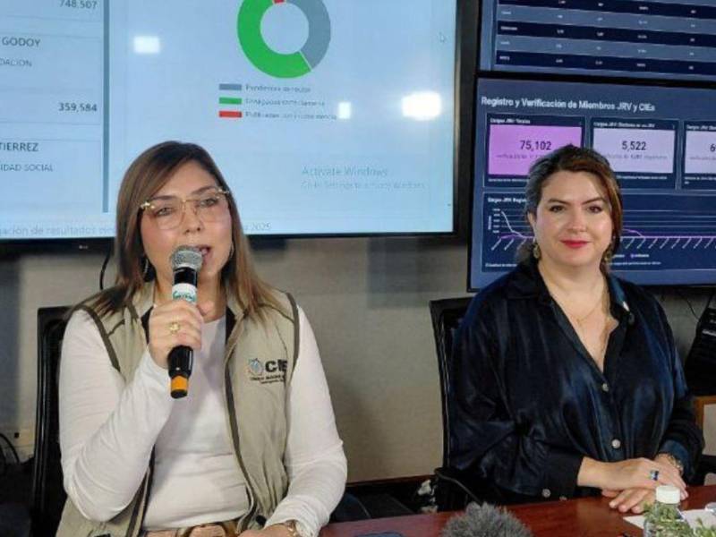 Las consejeras del CNE, Ana Paola Hall y Cossette López están bajo ataque para ser separadas de sus cargos según Tomas Zambrano.
