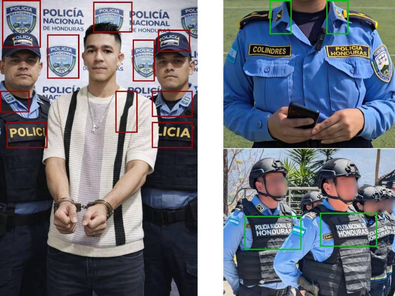 Inconsistencias detectadas por EH Verifica durante un análisis visual entre el contenido falso y uno verídico.