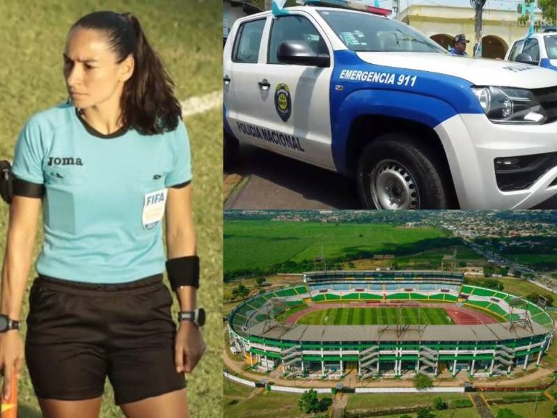 Una terna arbitral fue asaltada tras el duelo de la jornada tres de la Liga de Ascenso en el estadio Olímpico de San Pedro Sula. Lo que se sabe hasta el momento. (Imágenes del referencia).