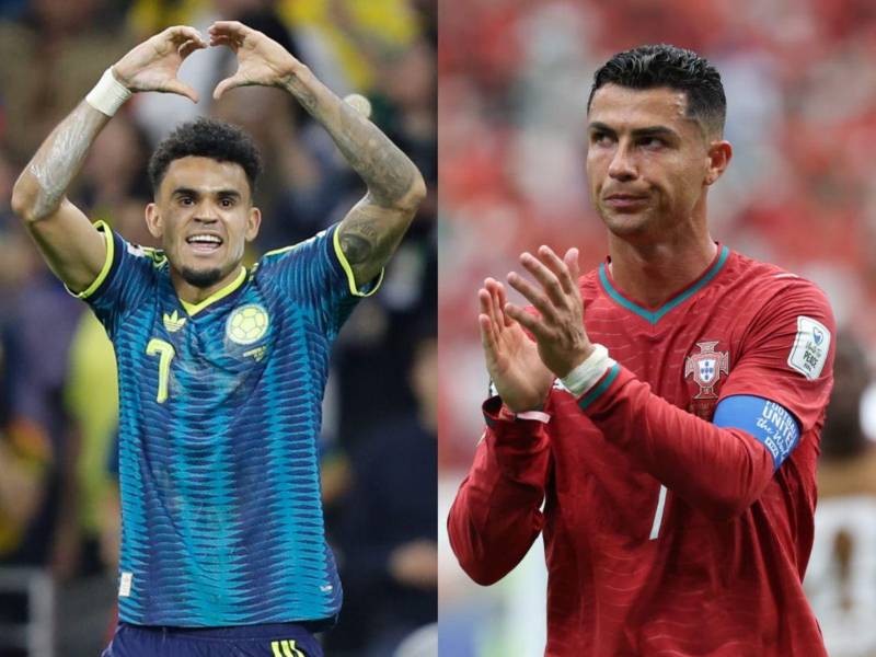 Luis Díaz vs Cristiano Ronaldo, un duelo de altos quilates.