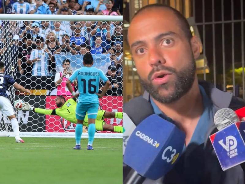 Edrick Menjívar fue titular con la selección hondureña en el choque ante Argentina.