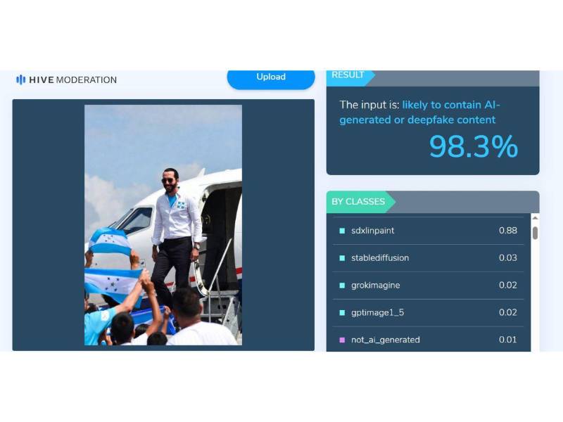 Imagen: Hive Moderation