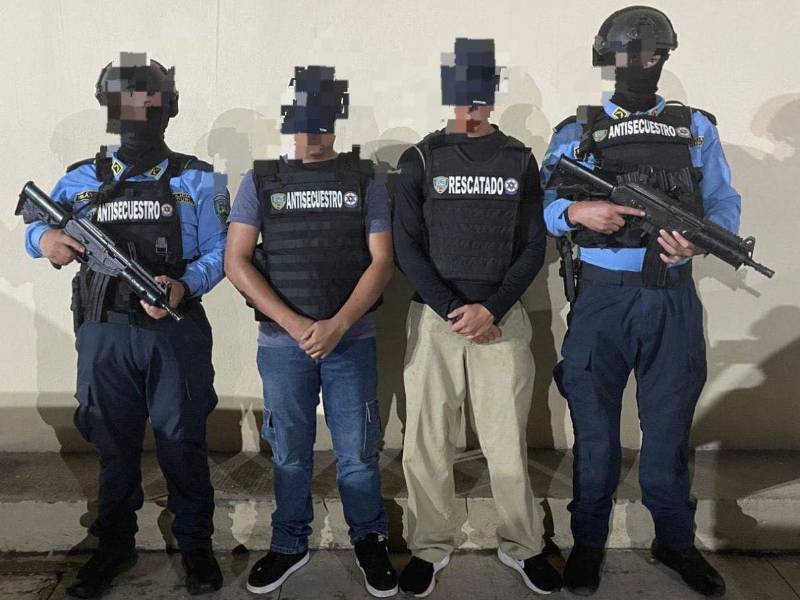 Engañados y amenazados: rescatan a dos estudiantes secuestrados en Francisco Morazán.