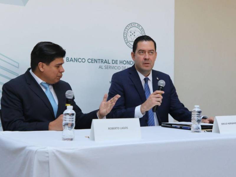 El secretario de Finanzas, Emilio Hernández, y el presidente del Banco Central de Honduras (BCH), detallaron la agenda que se tendrá esta semana con el FMI.