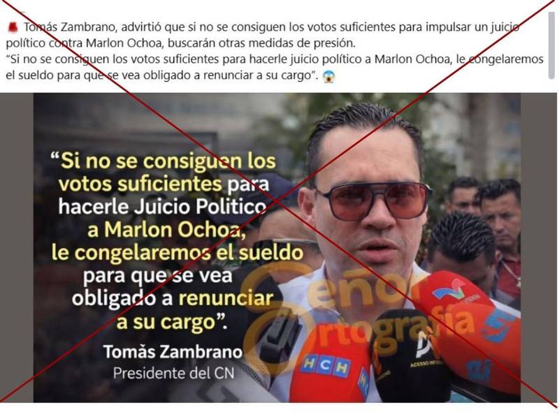 Captura de pantalla a una publicación de Facebook hecha el 10 de marzo de 2026.