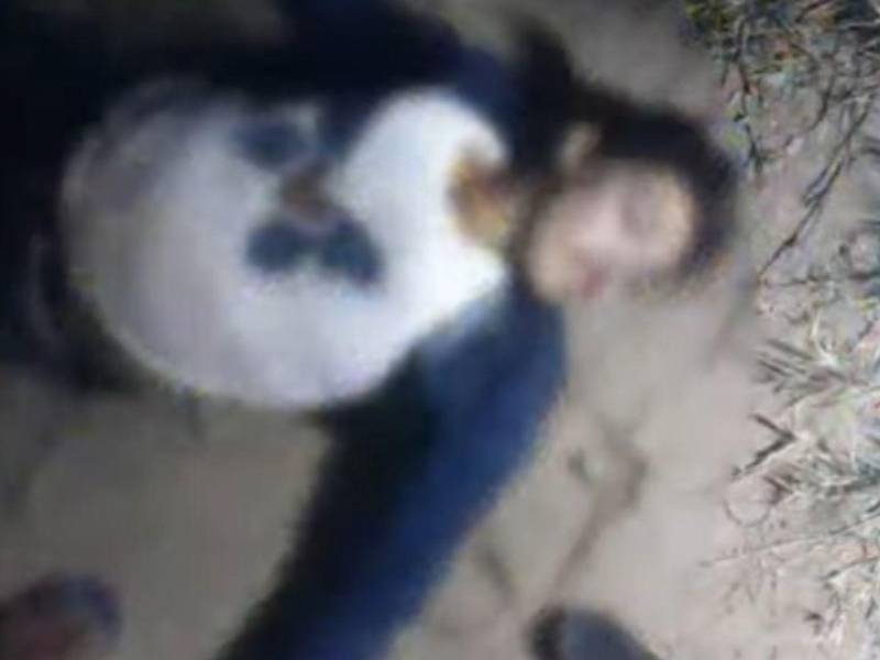 Escena donde quedó el cuerpo sin vida de Rosa Miranda.