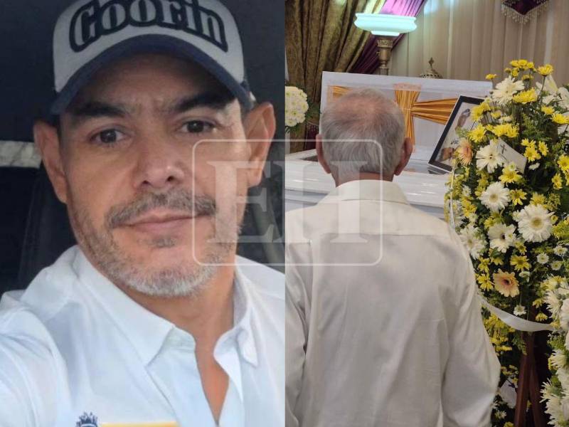 En medio de un ambiente de dolor, don Milton Rápalo, padre del empresario del mismo nombre, se mostraba fuerte y seguro de que su hijo ya se encuentra a la diestra del Padre, luego de que le quitaran la vida en un centro comercial. Esto dijo.