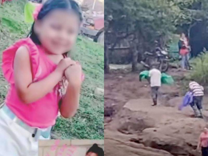 La pequeña María Cartagena permanecía desaparecida desde el domingo tras ser arrastrada por una crecida súbita del río Ulúa, en el sector del puente Nola, comunidad de Urraco Pueblo, en El Progreso, Yoro. Aquí los detalles