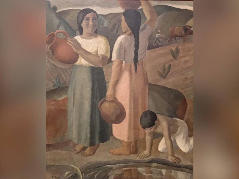 “Campesinas”, obra de Pablo Zelaya Sierra.