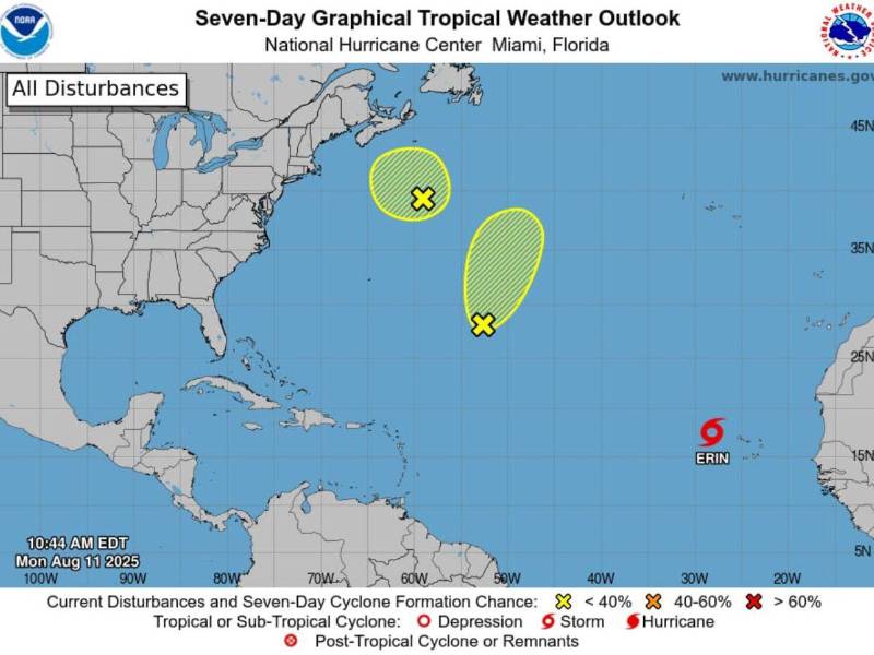 Tormenta tropical Erin y otros ciclones: ¿afectarán a Honduras?