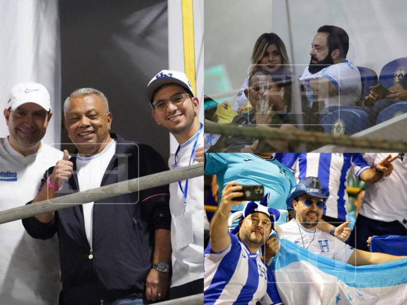 El Partido Nicaragua vs Honduras, por el boleto al Mundial 2026, hizo que varios famosos hondureños viajaran hacia Managua, la capital del vecino país, para disfrutar en vivo del encuentro deportivo. La lente de EL HERALDO captó a varios de ellos y aquí te los mostramos.